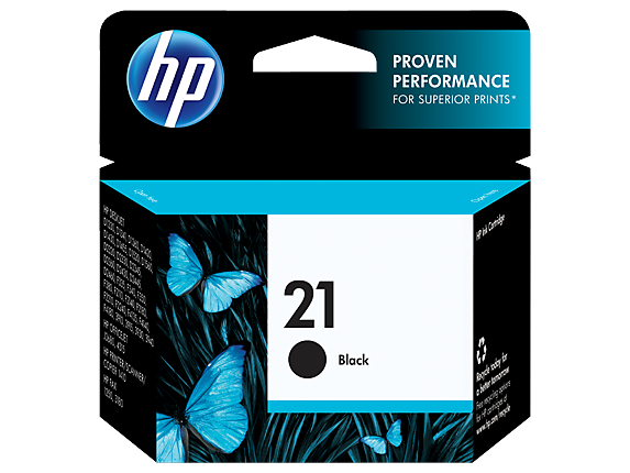 HP 21 Black Ink Cartridge (C9351AA) EL